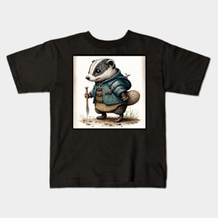 Garden Rustler Badger #1 Kids T-Shirt